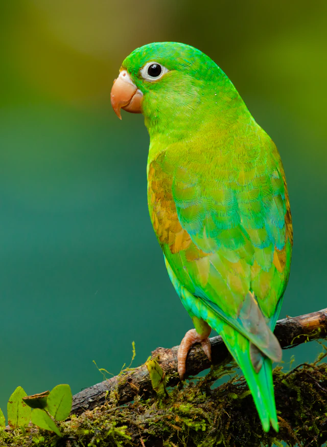 Orange-chinned Parakeet